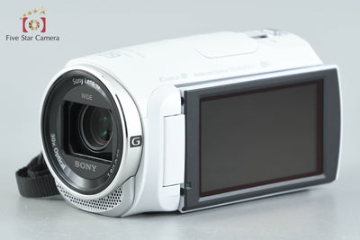 【中古】SONY ソニー ハンディカム HDR-CX670 ホワイト デジタルビデオカメラ 元箱付き 多言語対応