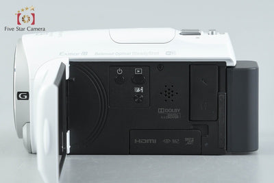 【中古】SONY ソニー ハンディカム HDR-CX670 ホワイト デジタルビデオカメラ 元箱付き 多言語対応