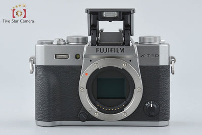 【中古】FUJIFILM 富士フイルム X-T30 ダブルズームレンズキット シルバー 元箱付き