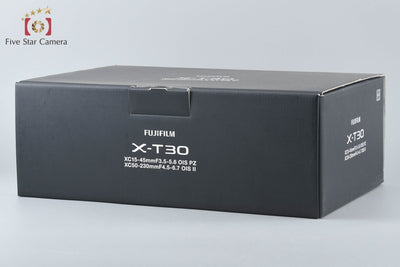 【中古】FUJIFILM 富士フイルム X-T30 ダブルズームレンズキット シルバー 元箱付き