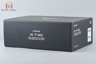 【中古】FUJIFILM 富士フイルム X-T30 ダブルズームレンズキット シルバー 元箱付き