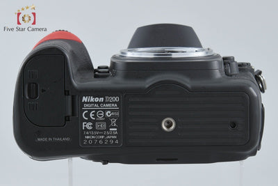 Used: Nikon D200 Digital SLR Camera
