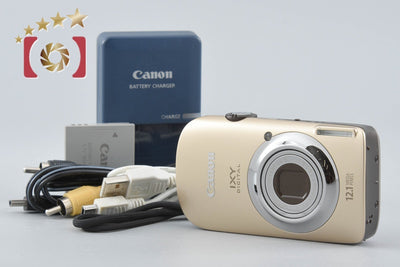【中古】Canon キヤノン IXY Digital 510 IS ゴールド コンパクトデジタルカメラ