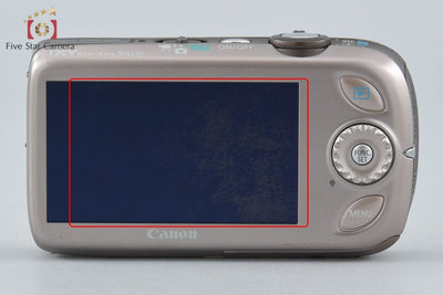 【中古】Canon キヤノン IXY Digital 510 IS ゴールド コンパクトデジタルカメラ