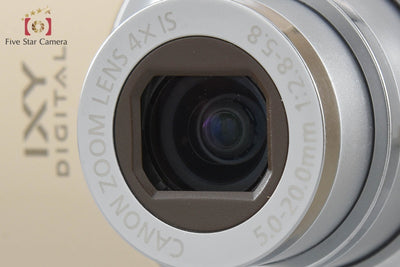 【中古】Canon キヤノン IXY Digital 510 IS ゴールド コンパクトデジタルカメラ