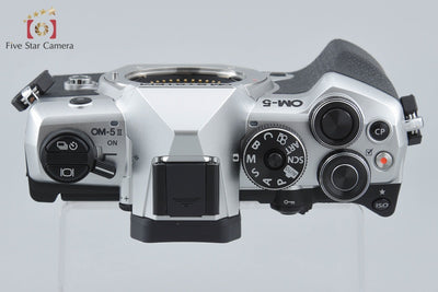 【中古】OM SYSTEM (OLYMPUS) オーエム システム OM-5 Mark II シルバー ミラーレス一眼カメラ シャッター回数僅少