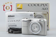 【中古】Nikon ニコン COOLPIX A10 シルバー コンパクトデジタルカメラ 元箱付き
