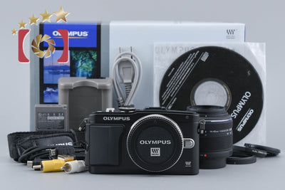 【中古】OLYMPUS オリンパス PEN Lite E-PL5 14-42 レンズキット ブラック シャッター回数僅少 元箱付き