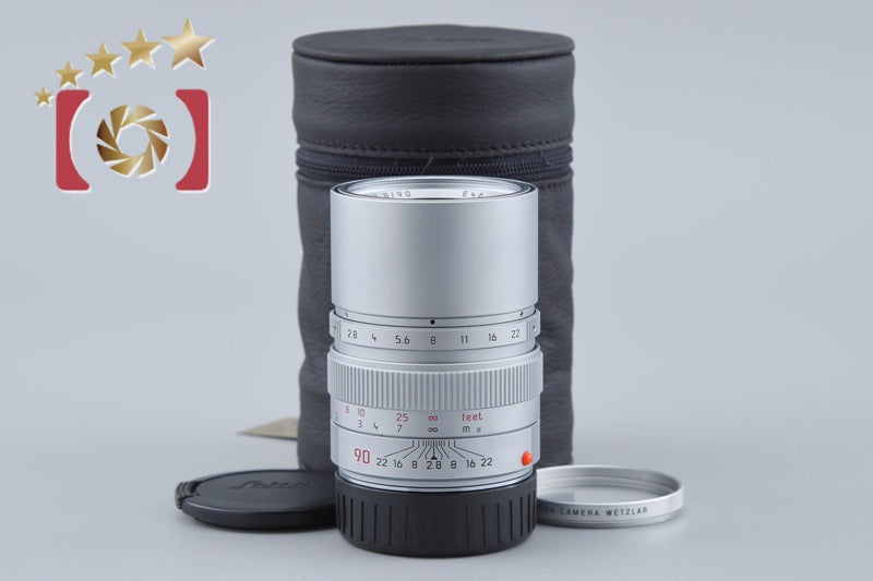 【中古】Leica ライカ ELMARIT-M 90mm f/2.8 シルバー E46 第2世代 ライカMマウント