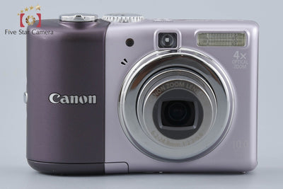 【中古】Canon キヤノン PowerShot A1000 IS パープル コンパクトデジタルカメラ