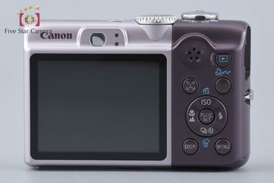 【中古】Canon キヤノン PowerShot A1000 IS パープル コンパクトデジタルカメラ
