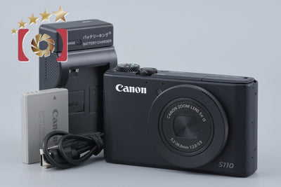 [Used] Canon PowerShot S110 Black Compact Digital Camera