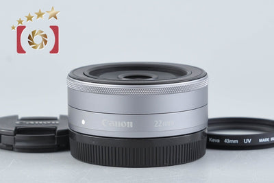 【中古】Canon キヤノン EF-M 22mm f/2 STM シルバー