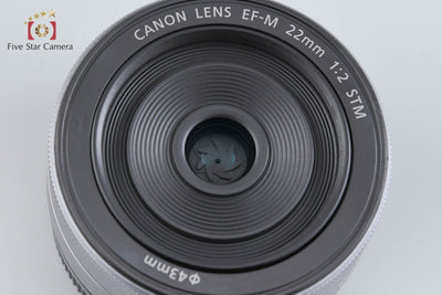 【中古】Canon キヤノン EF-M 22mm f/2 STM シルバー