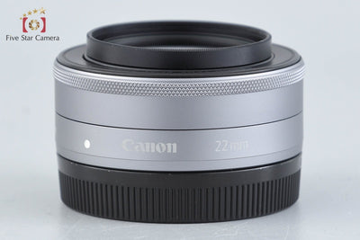 【中古】Canon キヤノン EF-M 22mm f/2 STM シルバー