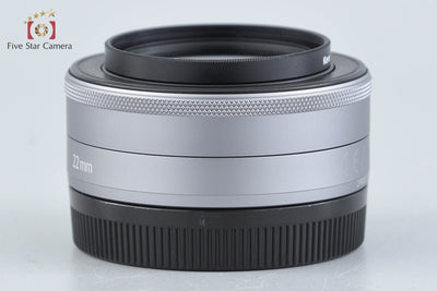 【中古】Canon キヤノン EF-M 22mm f/2 STM シルバー