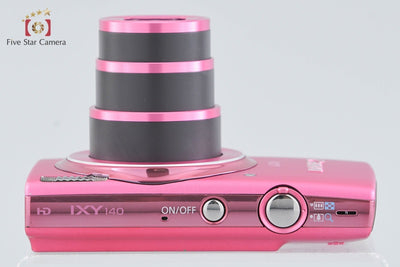 【中古】Canon キヤノン IXY 140 ピンク コンパクトデジタルカメラ