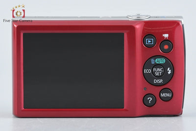 【中古】Canon キヤノン IXY 160 レッド コンパクトデジタルカメラ 元箱付き