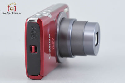 【中古】Canon キヤノン IXY 160 レッド コンパクトデジタルカメラ 元箱付き