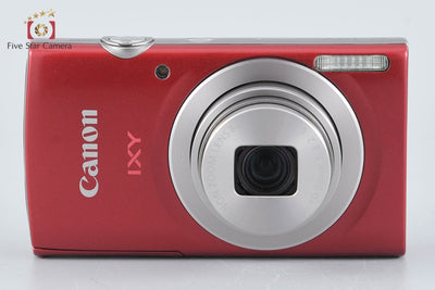 【中古】Canon キヤノン IXY 200 レッド コンパクトデジタルカメラ 元箱付き