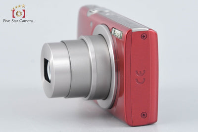 【中古】Canon キヤノン IXY 200 レッド コンパクトデジタルカメラ 元箱付き