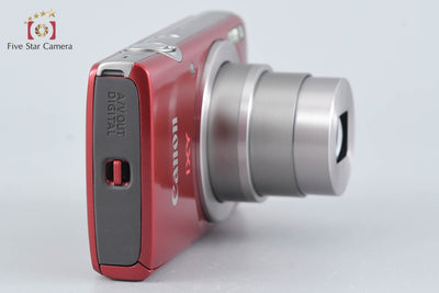 【中古】Canon キヤノン IXY 200 レッド コンパクトデジタルカメラ 元箱付き