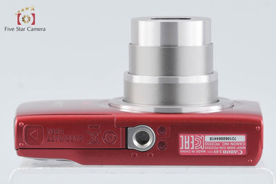 【中古】Canon キヤノン IXY 200 レッド コンパクトデジタルカメラ 元箱付き