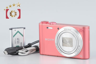 【中古】SONY ソニー Cyber-shot DSC-WX350 ピンク コンパクトデジタルカメラ 多言語対応