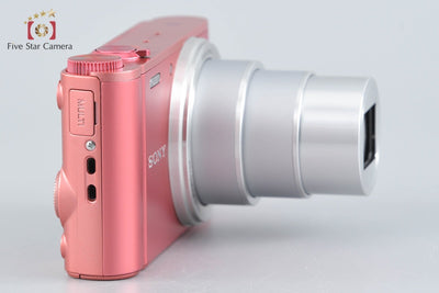 【中古】SONY ソニー Cyber-shot DSC-WX350 ピンク コンパクトデジタルカメラ 多言語対応