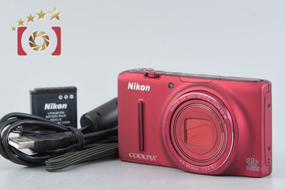 【中古】Nikon ニコン COOLPIX S9500 ヴェルヴェットレッド コンパクトデジタルカメラ