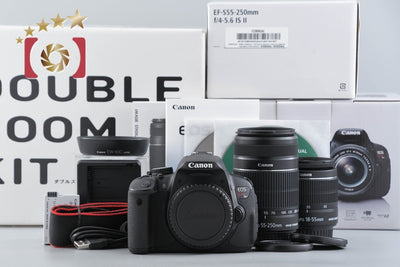 【中古】Canon キヤノン EOS Kiss X6i ダブルズームキット 元箱付き