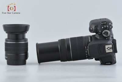 【中古】Canon キヤノン EOS Kiss X6i ダブルズームキット 元箱付き