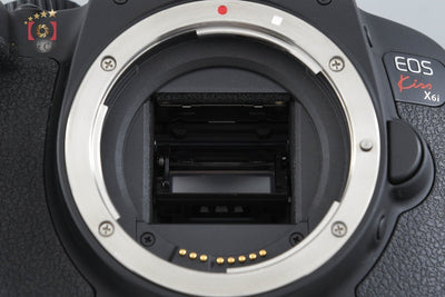 【中古】Canon キヤノン EOS Kiss X6i ダブルズームキット 元箱付き