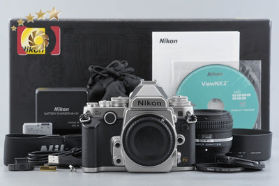 【中古】Nikon ニコン Df 50mm f/1.8 G Special Edition キット シルバー シャッター回数僅少 元箱付き