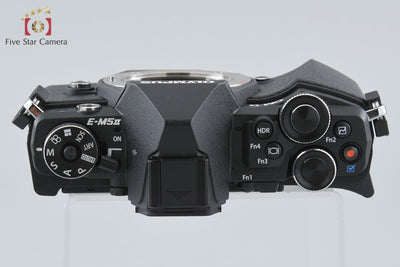 【中古】OLYMPUS オリンパス OM-D E-M5 Mark II ブラック ミラーレス一眼カメラ シャッター回数僅少