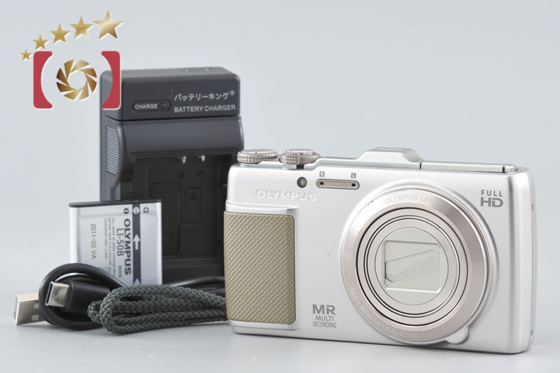 【中古】OLYMPUS オリンパス STYLUS SH-25MR ゴールド コンパクトデジタルカメラ