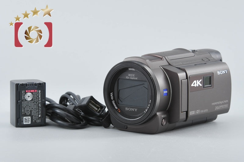 【中古】SONY ソニー FDR-AXP35 ブロンズブラウン デジタル4Kビデオカメラ 多言語対応