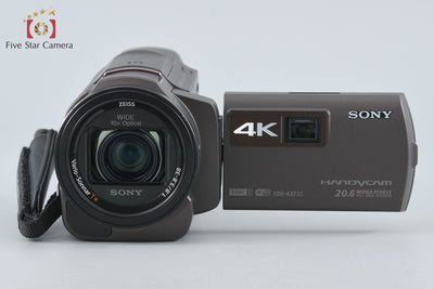 【中古】SONY ソニー FDR-AXP35 ブロンズブラウン デジタル4Kビデオカメラ 多言語対応