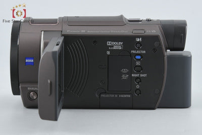 【中古】SONY ソニー FDR-AXP35 ブロンズブラウン デジタル4Kビデオカメラ 多言語対応