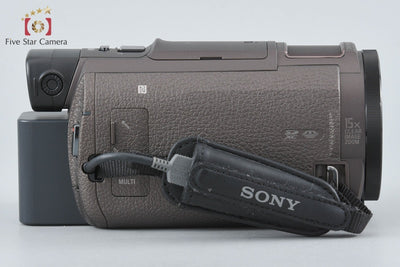 【中古】SONY ソニー FDR-AXP35 ブロンズブラウン デジタル4Kビデオカメラ 多言語対応