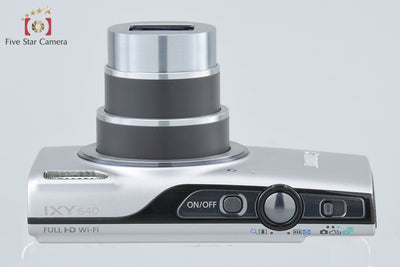 【中古】Canon キヤノン IXY 640 シルバー コンパクトデジタルカメラ