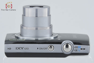【中古】Canon キヤノン IXY 120 ブラック コンパクトデジタルカメラ