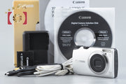 【中古】Canon キヤノン PowerShot A3300 IS シルバー コンパクトデジタルカメラ 元箱付き