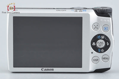 【中古】Canon キヤノン PowerShot A3300 IS シルバー コンパクトデジタルカメラ 元箱付き