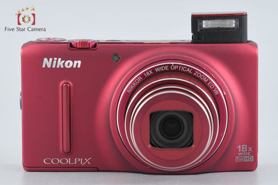 【中古】Nikon ニコン COOLPIX S9400 ヴェルヴェットレッド コンパクトデジタルカメラ