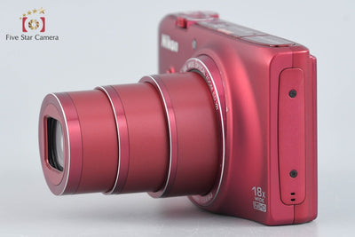 【中古】Nikon ニコン COOLPIX S9400 ヴェルヴェットレッド コンパクトデジタルカメラ