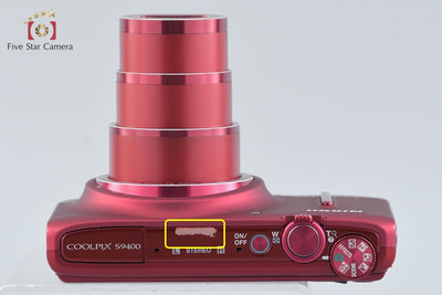 【中古】Nikon ニコン COOLPIX S9400 ヴェルヴェットレッド コンパクトデジタルカメラ