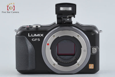 【中古】Panasonic パナソニック LUMIX DMC-GF5 エスプリブラック + G VARIO 14-42mm f/3.5-5.6 ASPH. MEGA O.I.S. H-FS014042 シャッター回数僅少