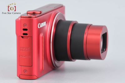 [Used] Canon PowerShot SX610 HS Red Compact Digital Camera with Original Box