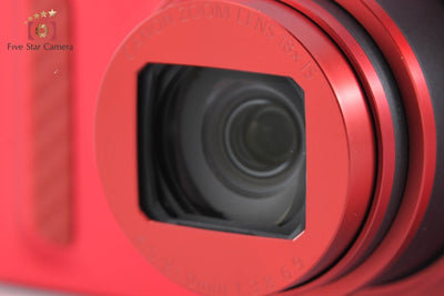 [Used] Canon PowerShot SX610 HS Red Compact Digital Camera with Original Box